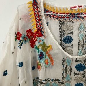 Johnny Was Embroidered Tunic